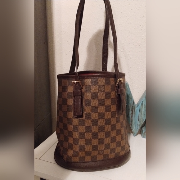 SOLD SOLD SOLD SOLD SOLD Louis Vuitton Damier Ebene Bucket Bag VGUC - Picture 3 of 13